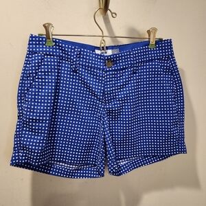 Old navy royal blue polka Dot short size 0